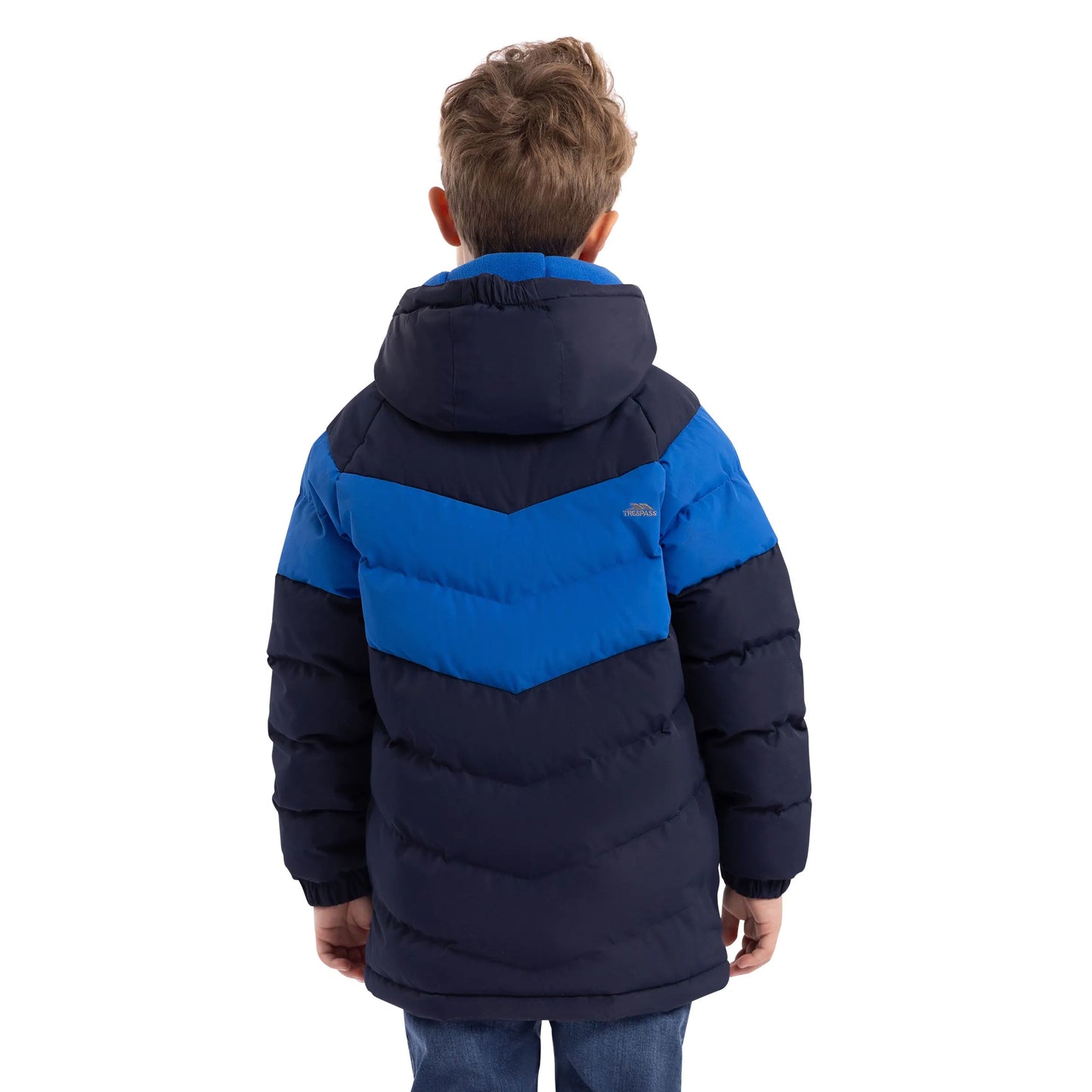 Navy - Lifestyle - Trespass Childrens-Kids Aldery Padded Jacket
