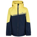 Navy-Yellow - Front - Trespass Boys Submerged Waterproof Jacket