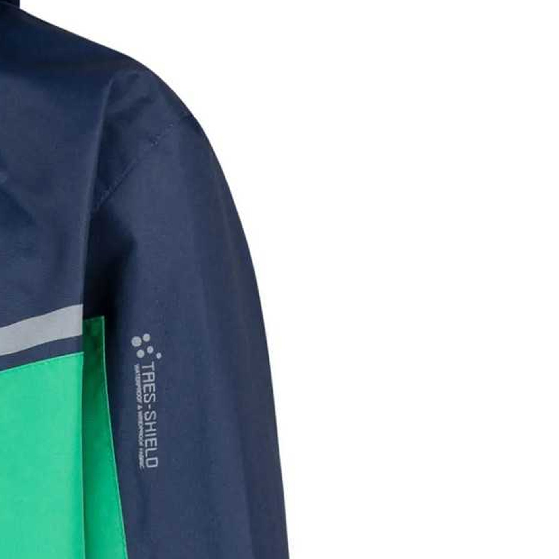 Clover-Navy - Lifestyle - Trespass Boys Submerged Waterproof Jacket