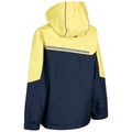 Navy-Yellow - Back - Trespass Boys Submerged Waterproof Jacket