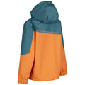 Pumpkin Orange-Spruce - Back - Trespass Boys Submerged Waterproof Jacket