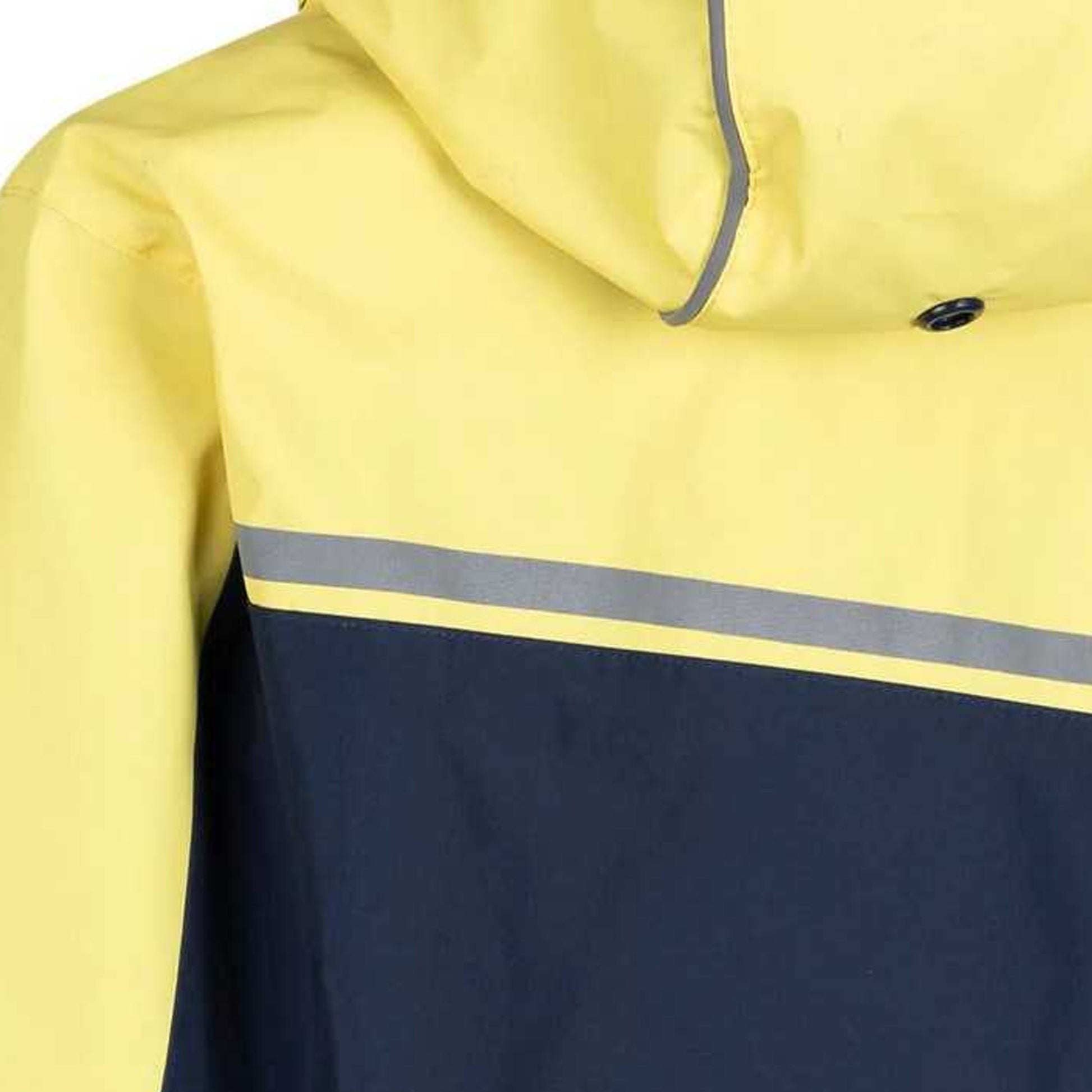 Navy-Yellow - Pack Shot - Trespass Boys Submerged Waterproof Jacket