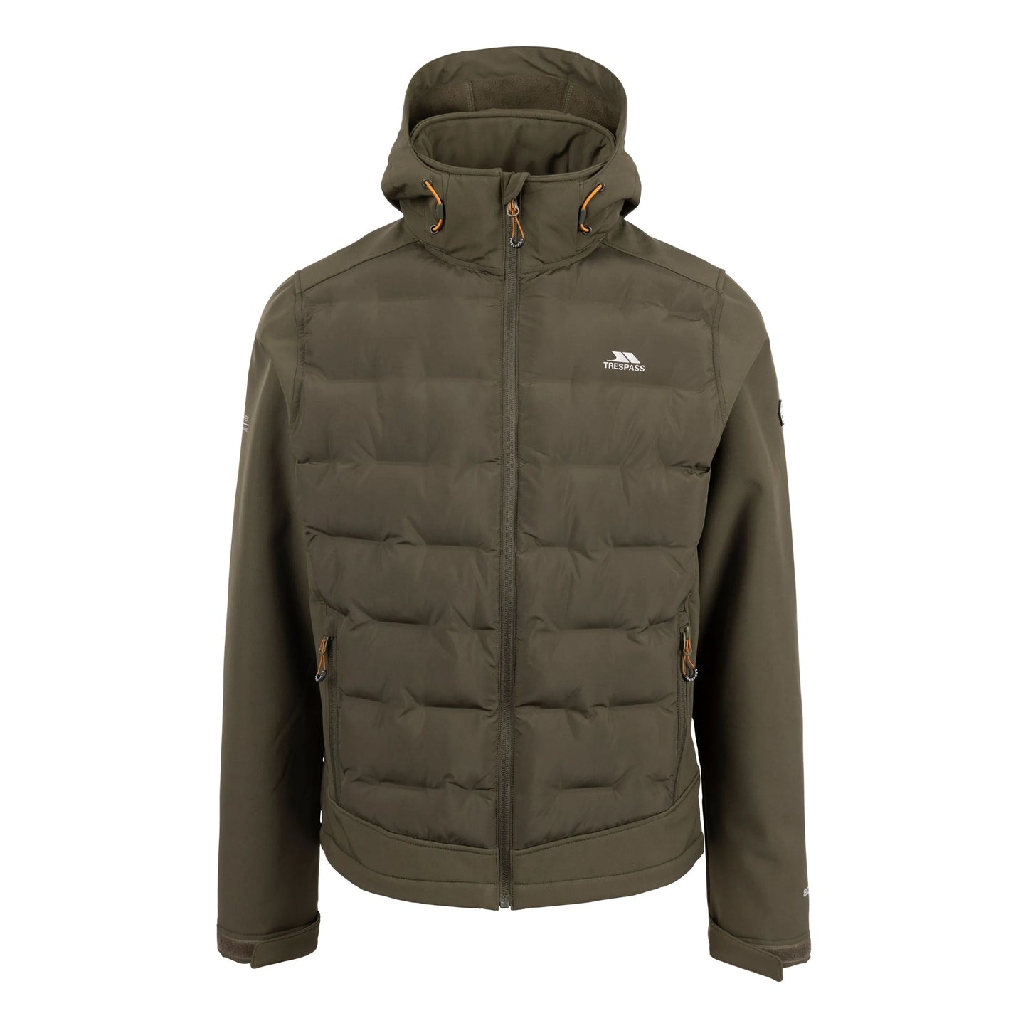 Dark Vine - Front - Trespass Mens Alwero Softshell Hybrid Jacket