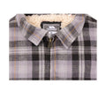 Storm Grey - Side - Trespass Mens Danehill Sherpa Lined Shirt