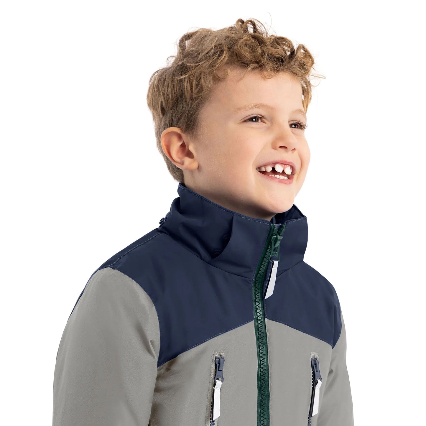 Pine-Platinum - Lifestyle - Trespass Childrens-Kids Westere Waterproof Jacket