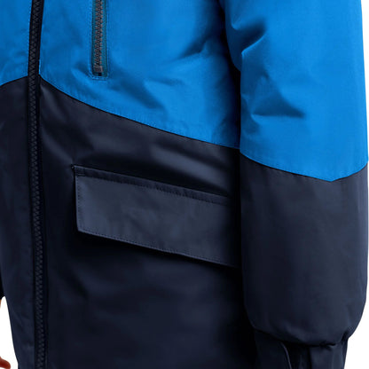 Navy Blue - Pack Shot - Trespass Childrens-Kids Westere Waterproof Jacket