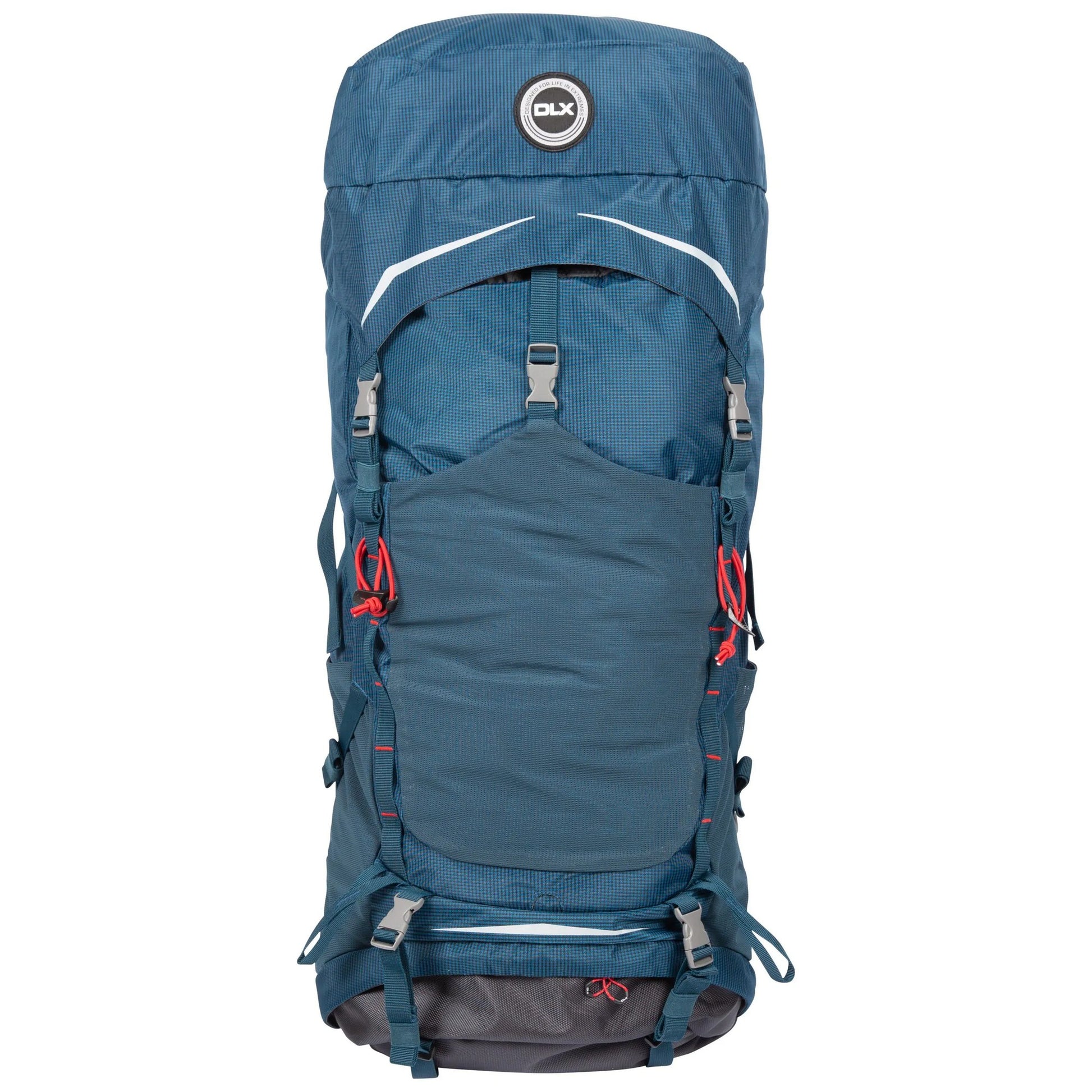 Harbour Blue - Front - Trespass Vollrick DLX Hiking Backpack