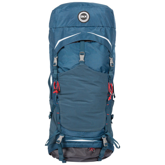 Harbour Blue - Front - Trespass Vollrick DLX Hiking Backpack