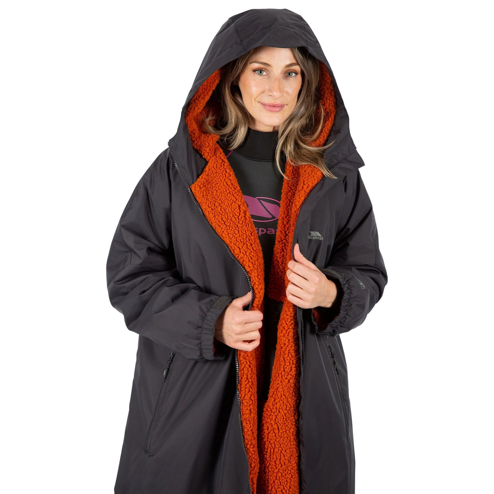 Dark Grey - Side - Trespass Unisex Adult TP50 Raincoat