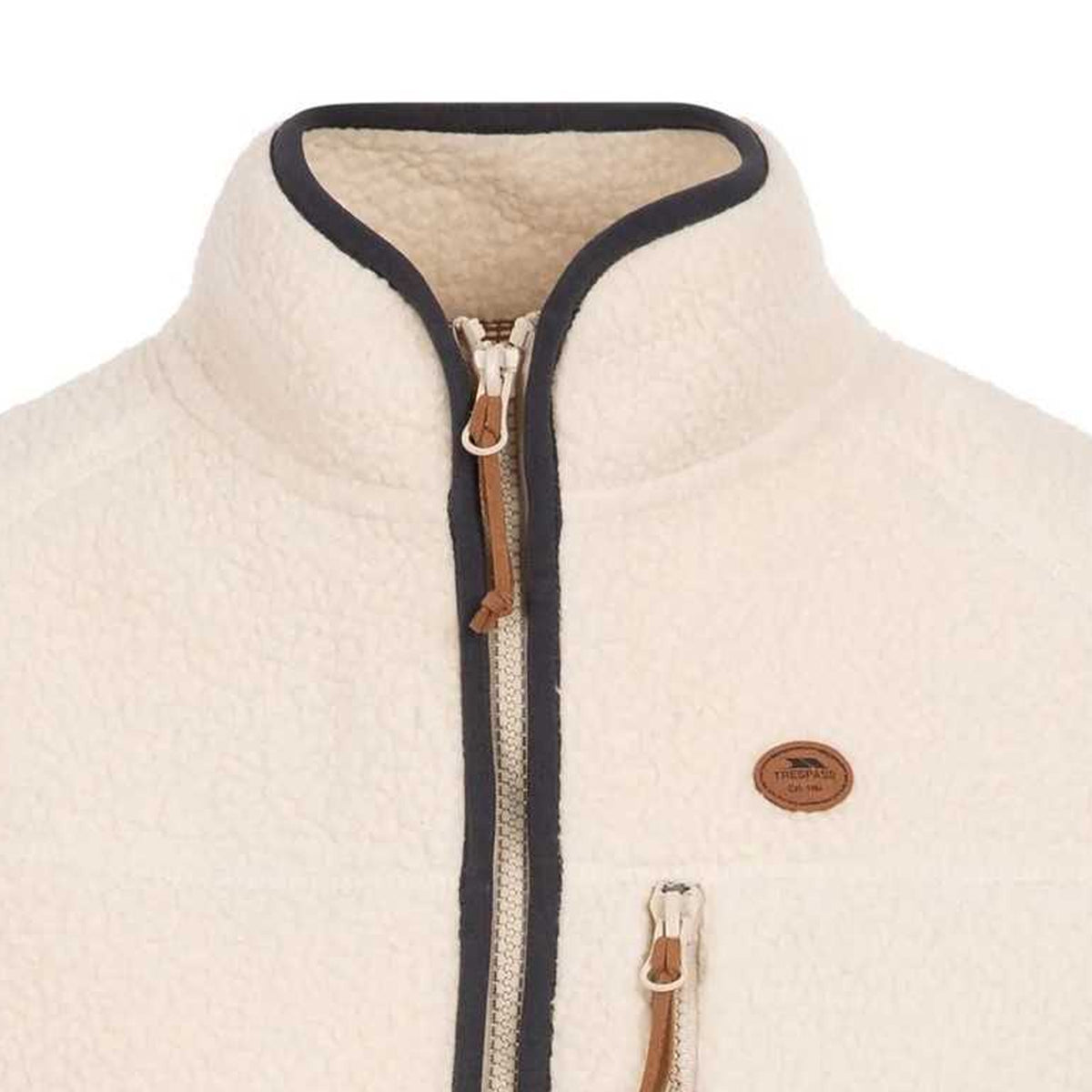 Ghost - Lifestyle - Trespass Womens-Ladies Quake Leather Trim Fleece Jacket