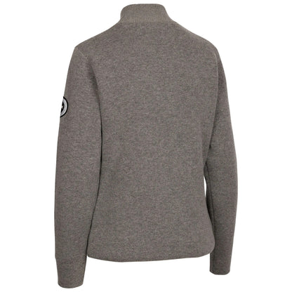Grey - Back - Trespass Womens-Ladies Tinahely Fleece Jacket