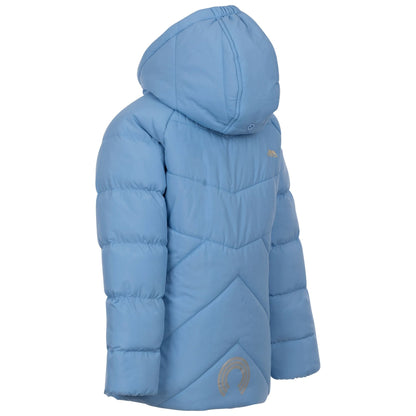 Cornflower Blue - Back - Trespass Childrens-Kids Annah Padded Jacket