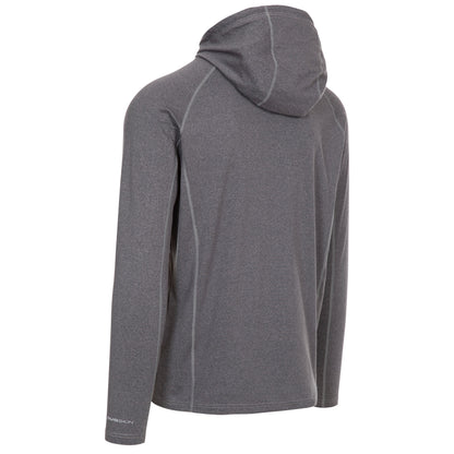 Dark Grey Marl - Back - Trespass Mens Monty Active Hoodie