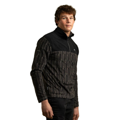 Storm Grey - Lifestyle - Trespass Mens Embleton AT100 Fleece Top