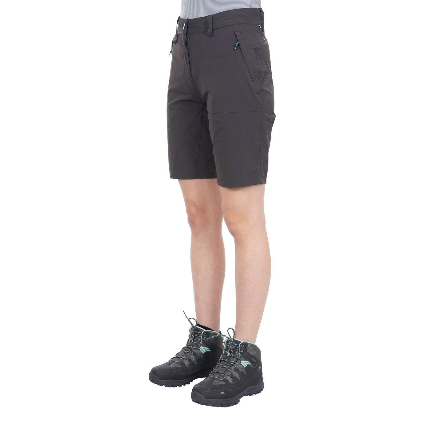 Peat - Pack Shot - Trespass Womens-Ladies Rueful Shorts