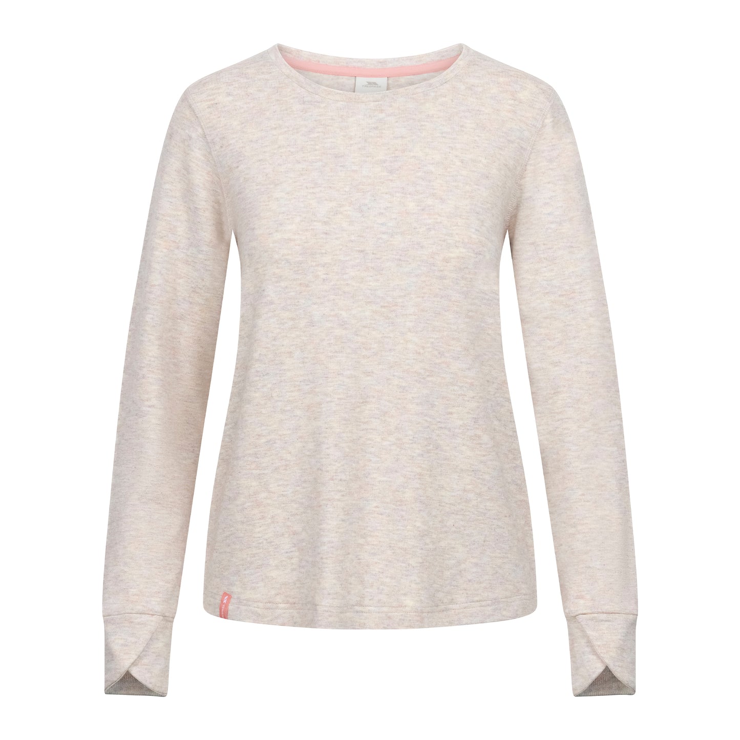 Ghost Marl - Front - Trespass Womens-Ladies Rina Marl Long-Sleeved Top