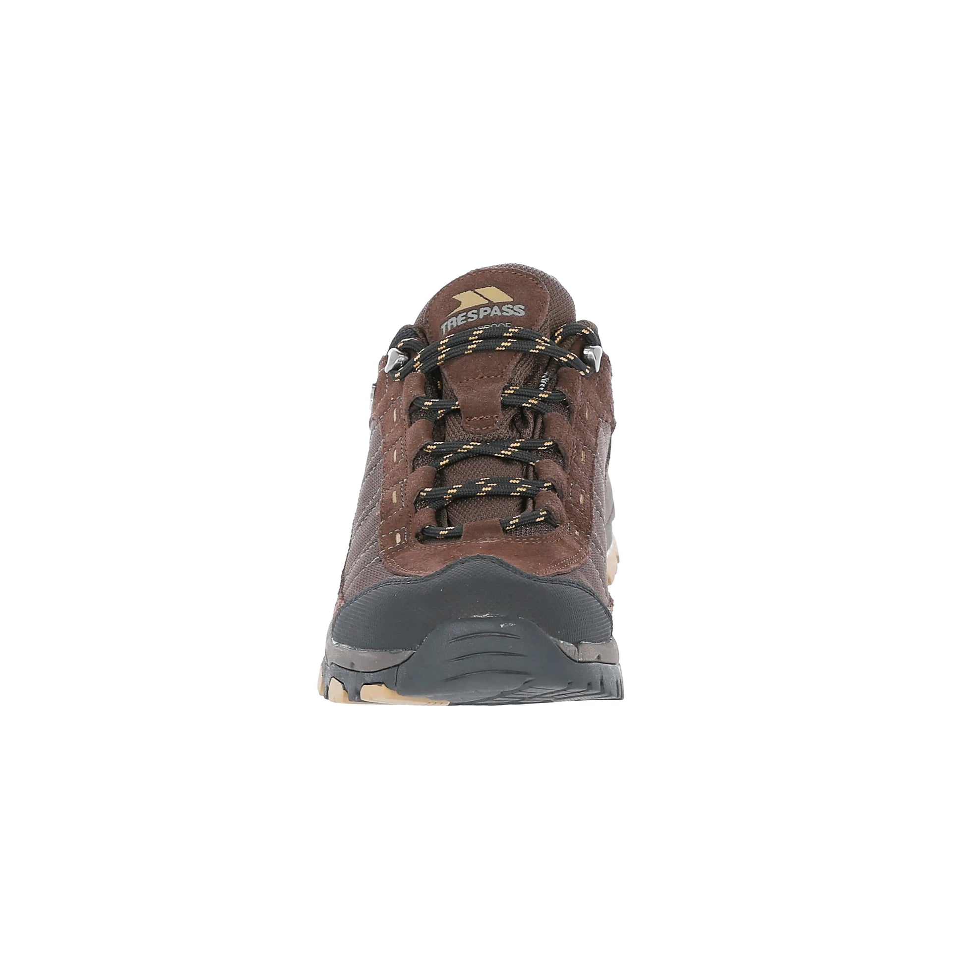 Dark Brown - Close up - Trespass Mens Scarp Technical Trainers