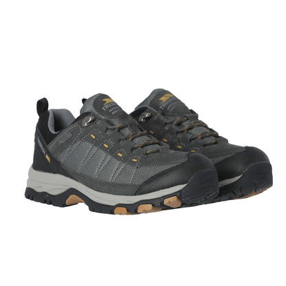 Castle Grey - Close up - Trespass Mens Scarp Technical Trainers