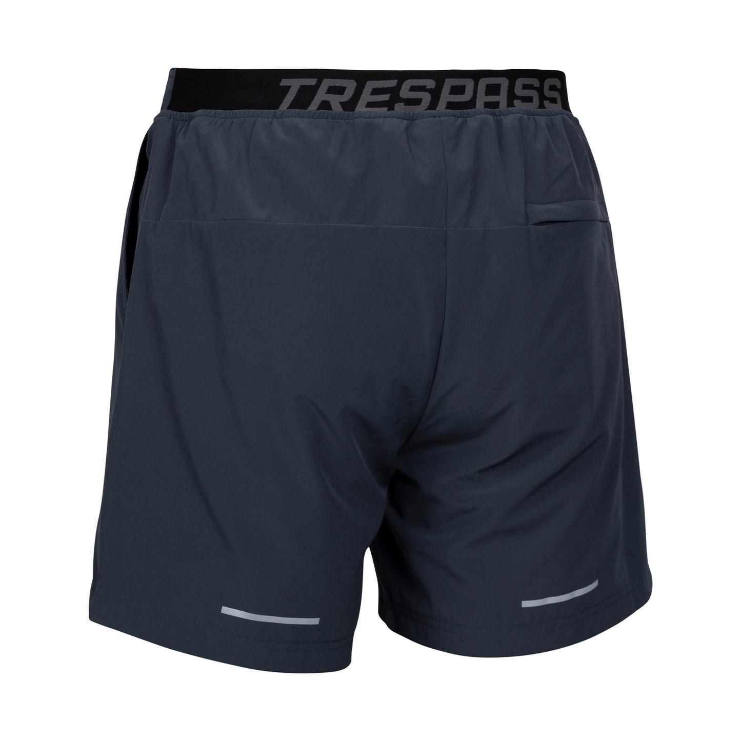 Flint - Back - Trespass Mens Hatney TP75 Active Shorts