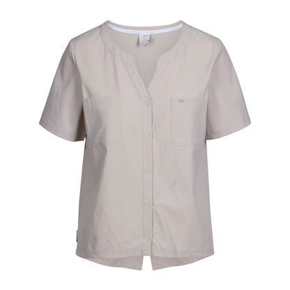 Soft Stone - Front - Trespass Womens-Ladies Moffat Shirt