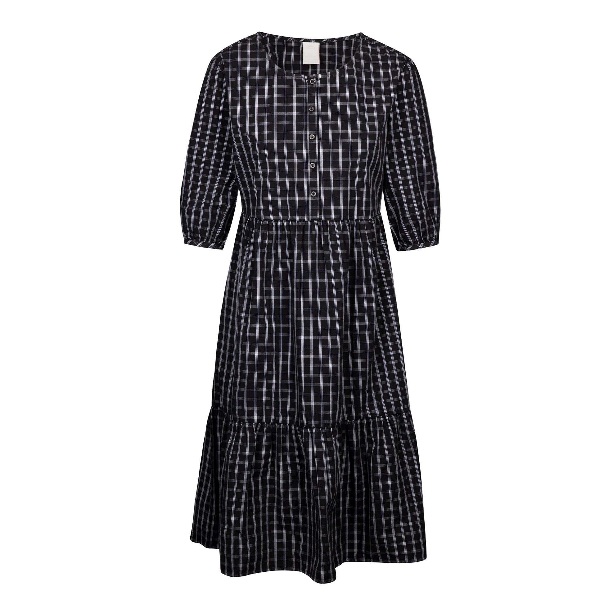 Black - Front - Trespass Womens-Ladies Helen Casual Dress