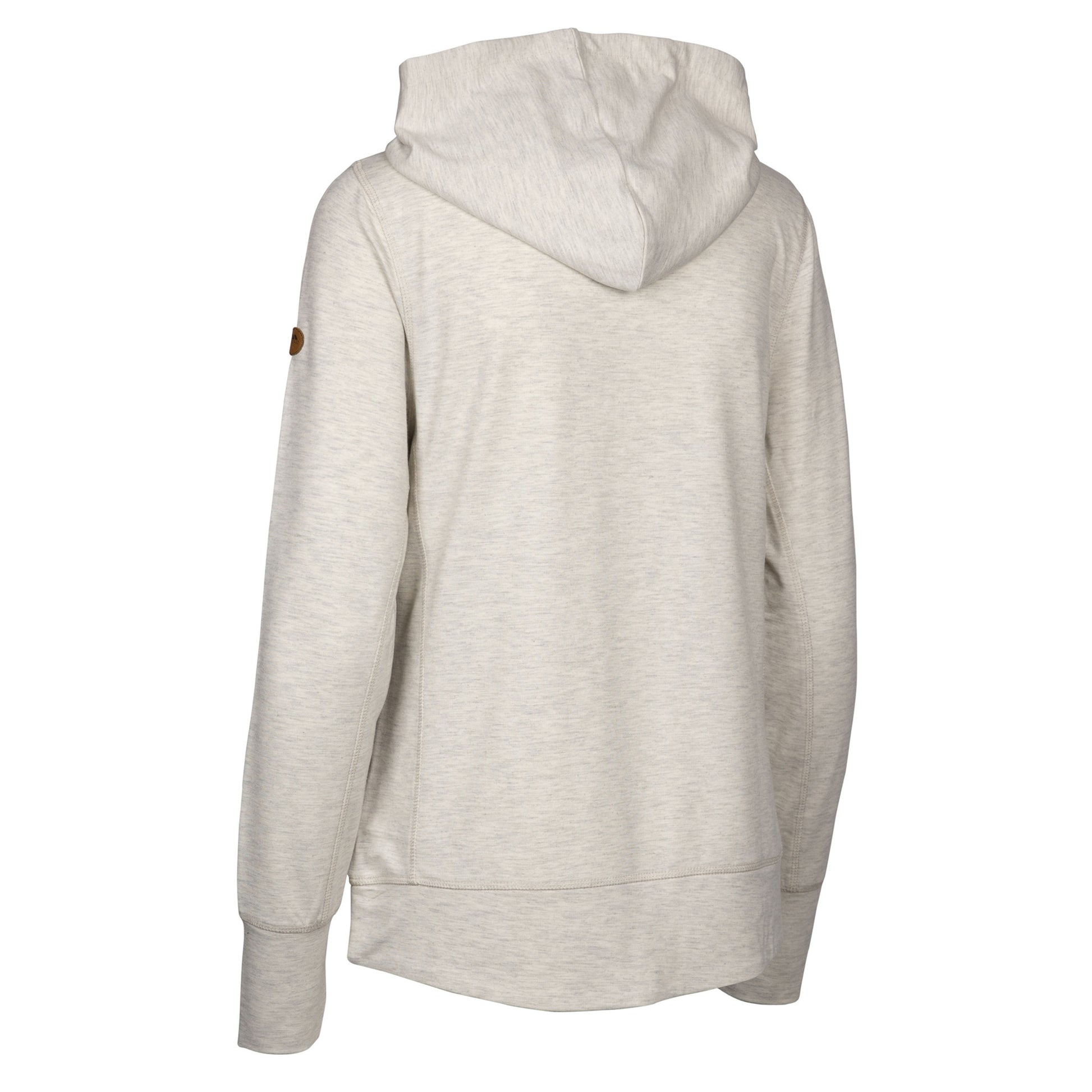 Cream Marl - Back - Trespass Womens-Ladies Zia Hoodie