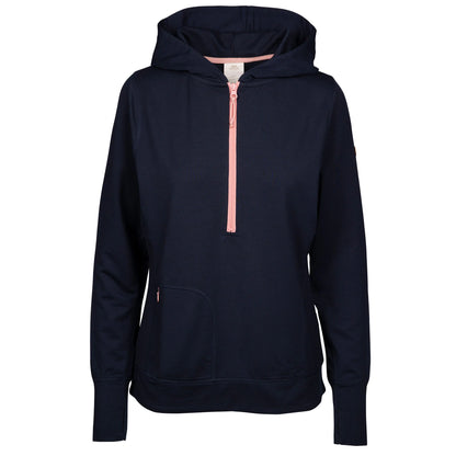 Navy Marl - Front - Trespass Womens-Ladies Zia Hoodie
