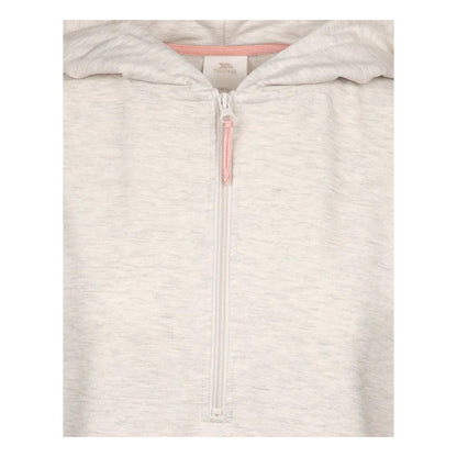 Cream Marl - Side - Trespass Womens-Ladies Zia Hoodie