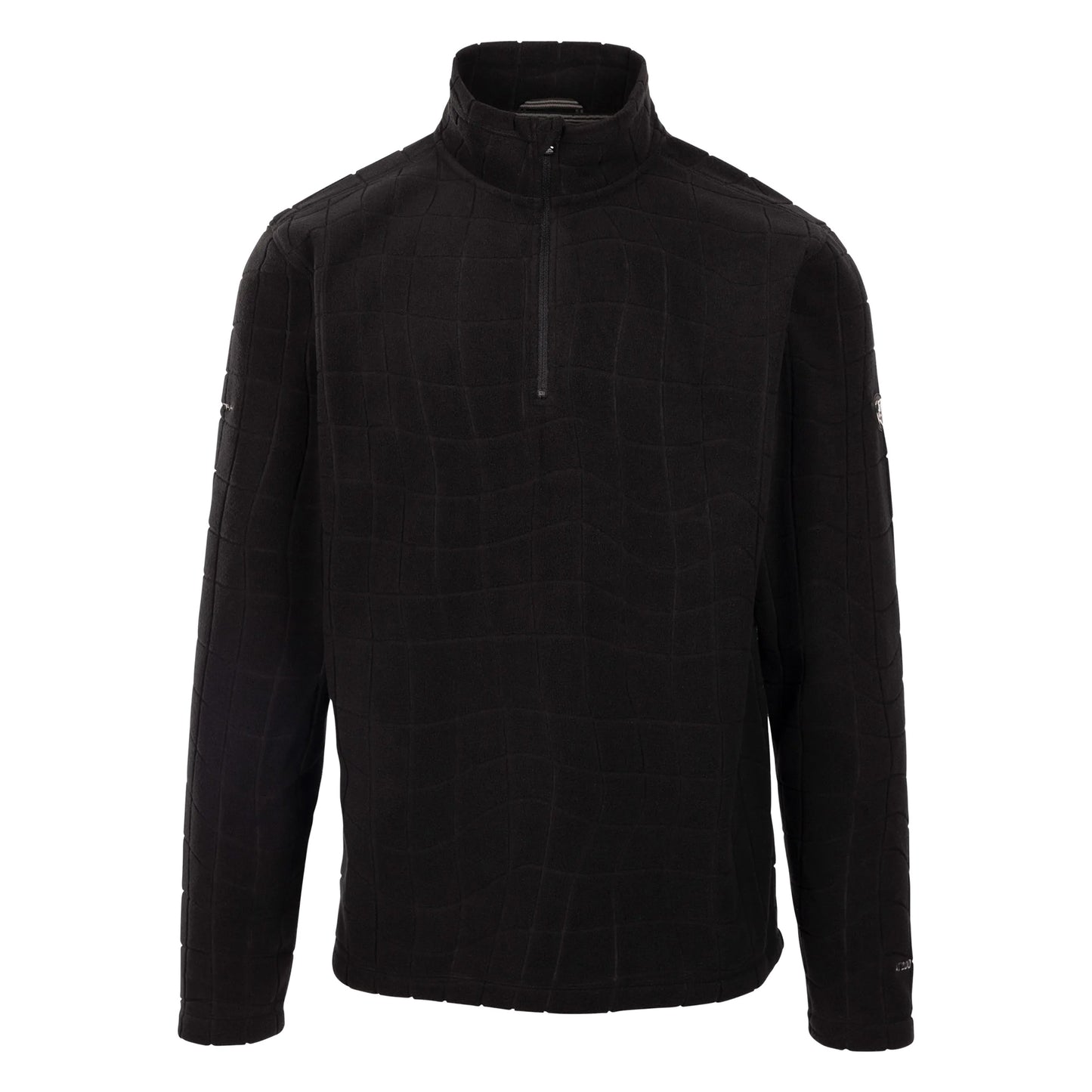 Black - Front - Trespass Mens Ellerton Fleece Jacket