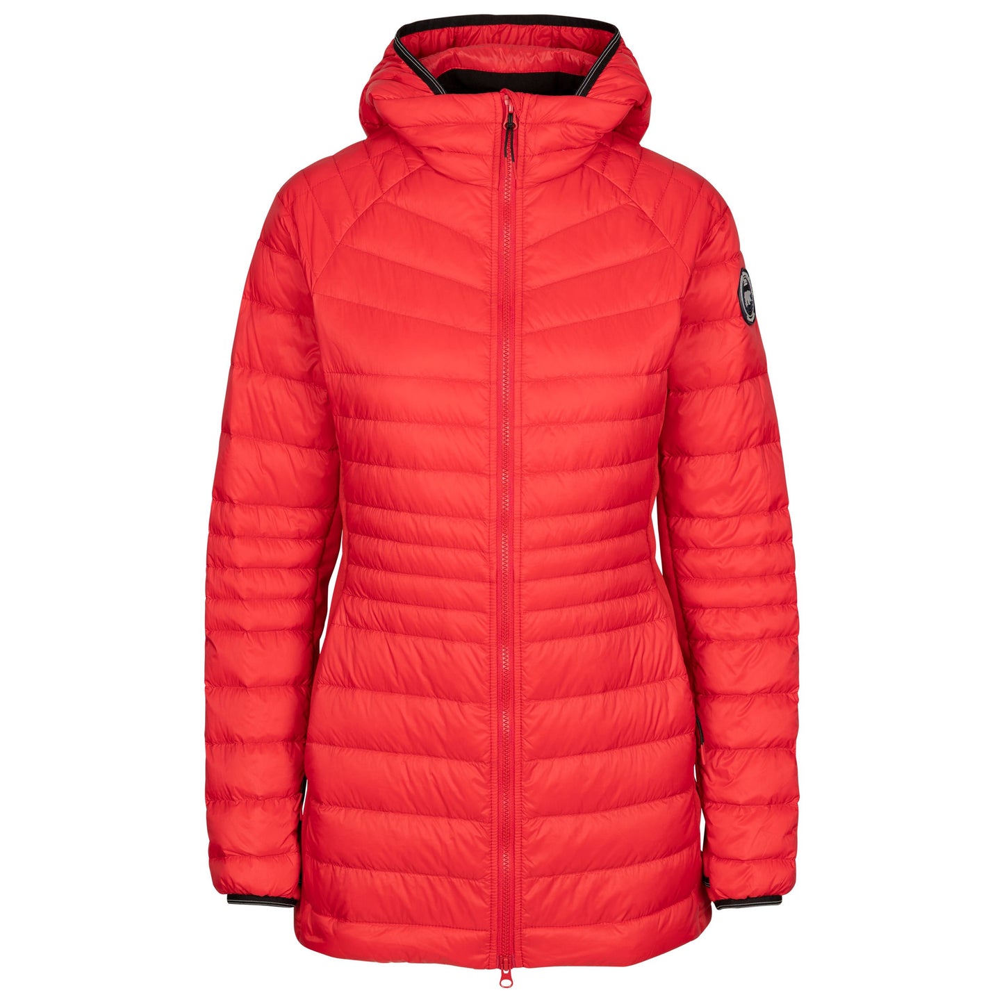 Red - Front - Trespass Womens-Ladies Hub Down Jacket