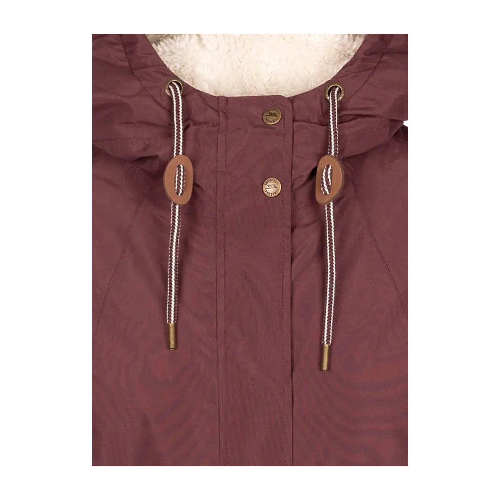 Mulberry - Side - Trespass Womens-Ladies Reminder TP50 Waterproof Jacket