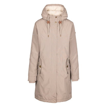Vintage Khaki - Front - Trespass Womens-Ladies Reminder TP50 Waterproof Jacket