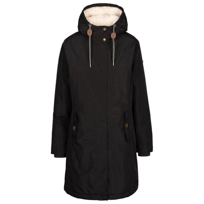 Black - Front - Trespass Womens-Ladies Reminder TP50 Waterproof Jacket