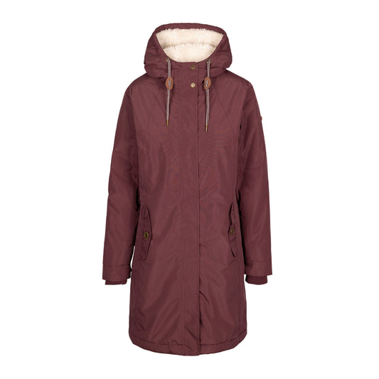 Mulberry - Front - Trespass Womens-Ladies Reminder TP50 Waterproof Jacket