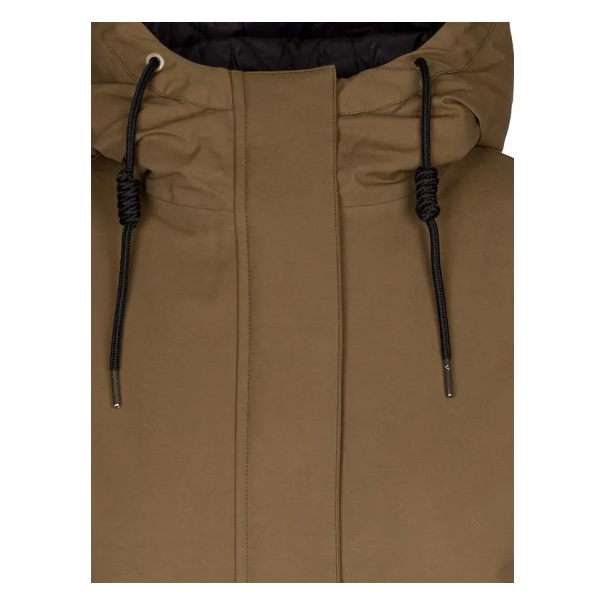 Dark Olive - Side - Trespass Womens-Ladies Wilma DLX Waterproof Jacket