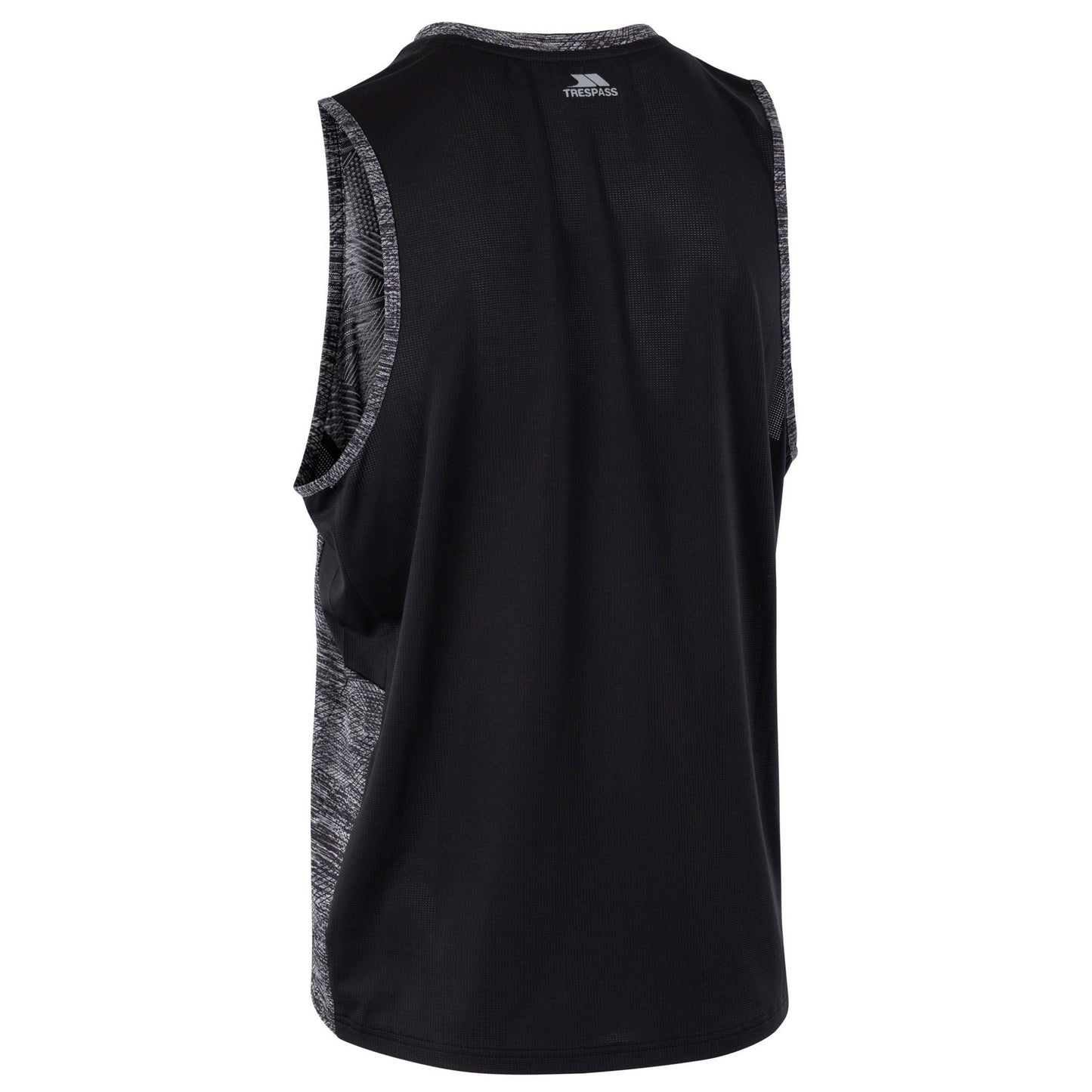 Black - Back - Trespass Mens Palat TP75 Active Tank Top