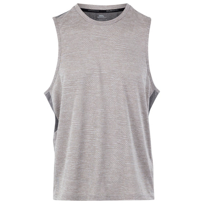 Platinum - Front - Trespass Mens Palat TP75 Active Tank Top