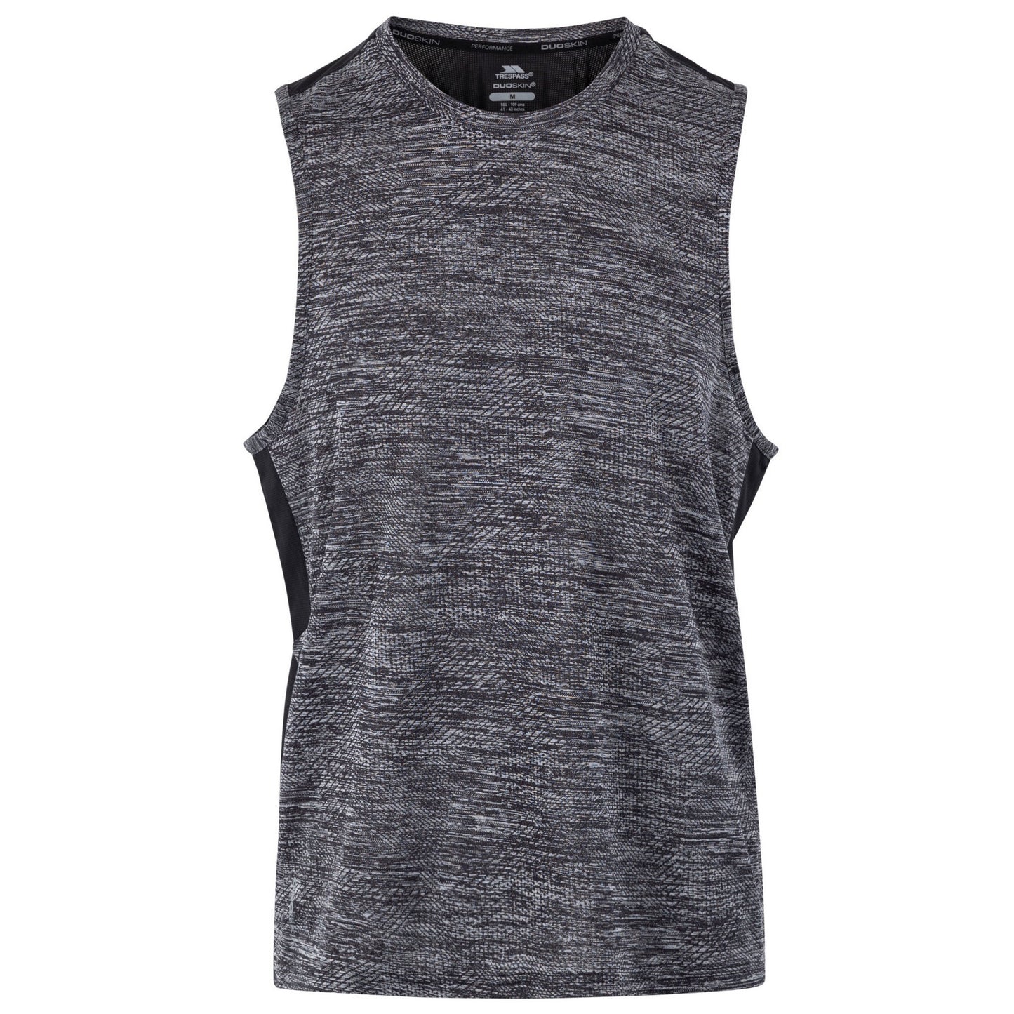 Black - Front - Trespass Mens Palat TP75 Active Tank Top