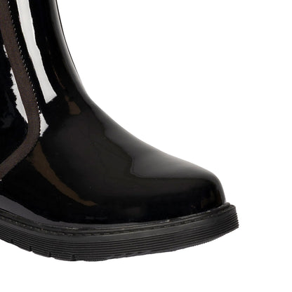 Black - Back - Trespass Childrens-Kids Ziya Chelsea Boots
