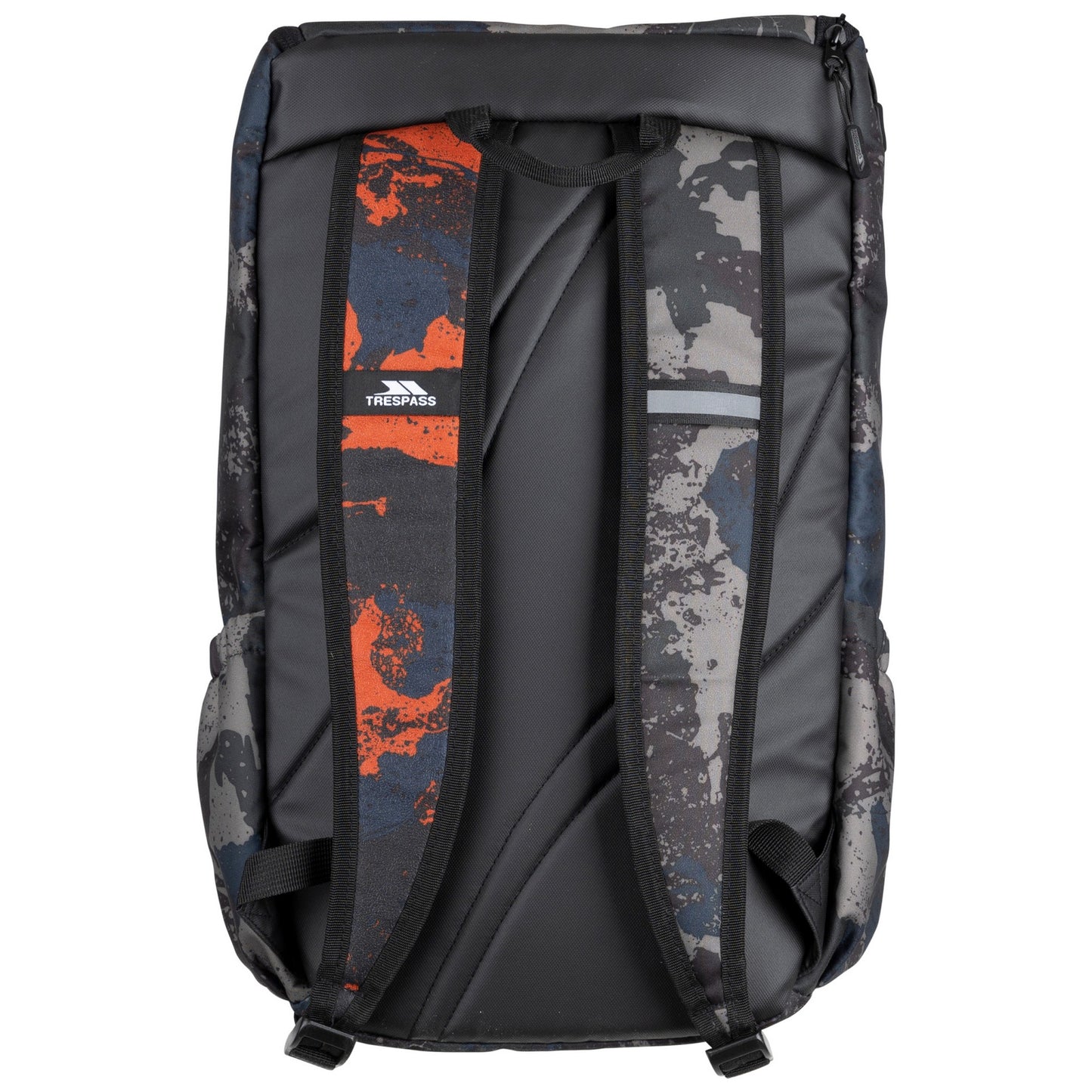 Grey-Blue-Black - Back - Trespass Skail Casual Backpack