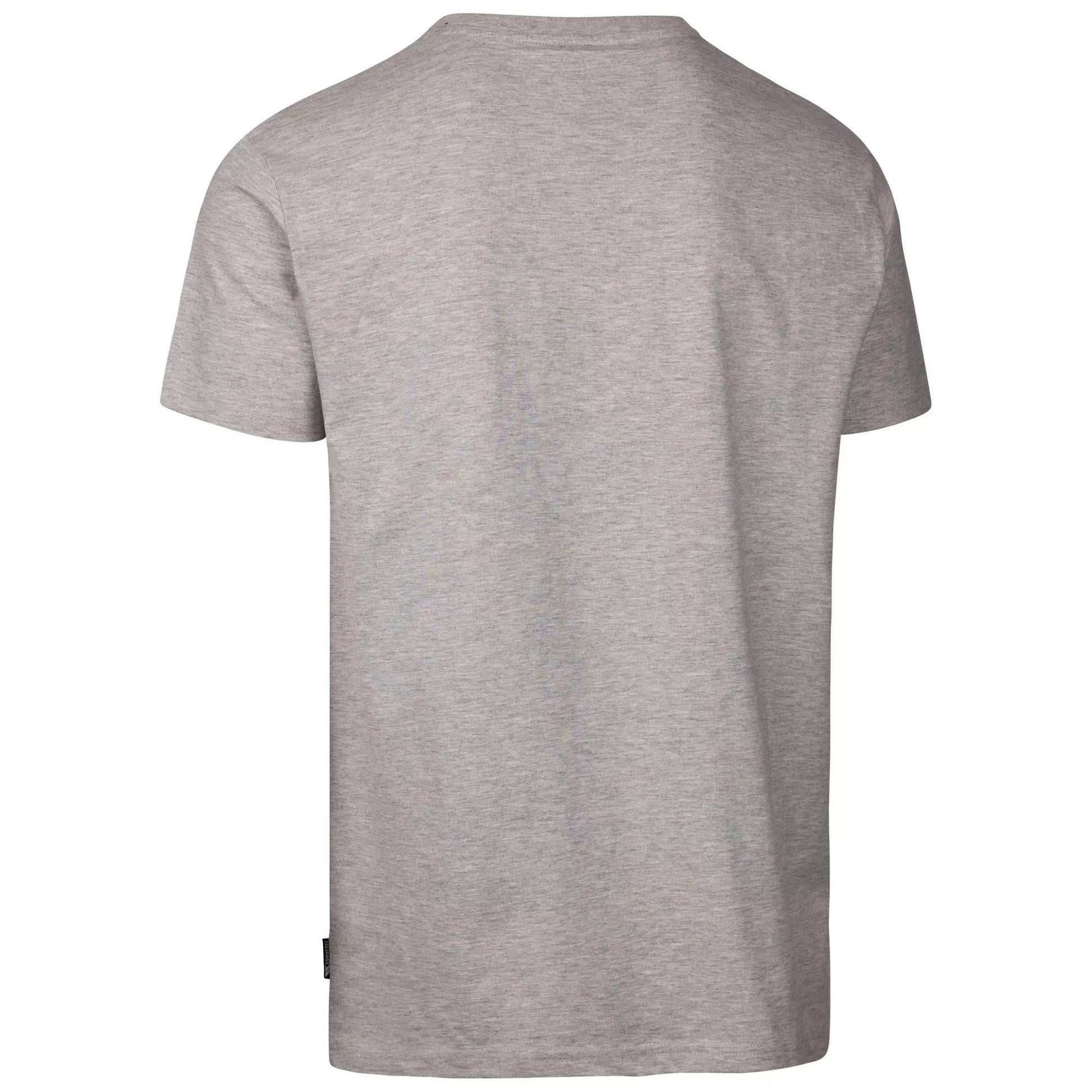 Grey Marl - Back - Trespass Mens Akkul T-Shirt