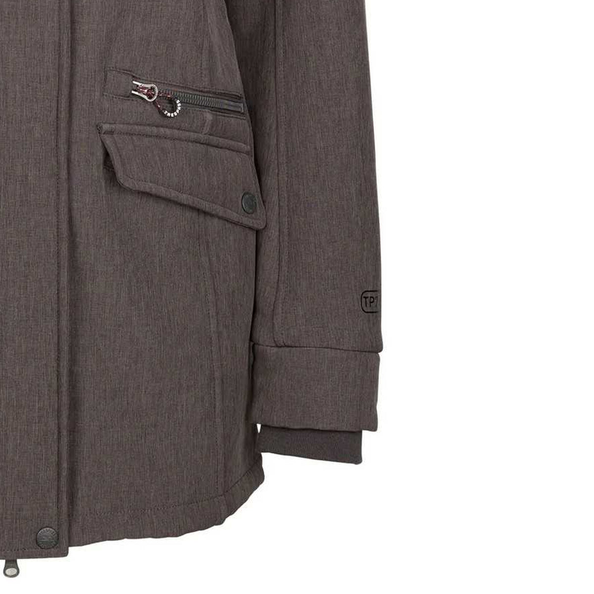 Dark Grey Marl - Lifestyle - Trespass Womens-Ladies Anza TP75 Soft Shell Jacket