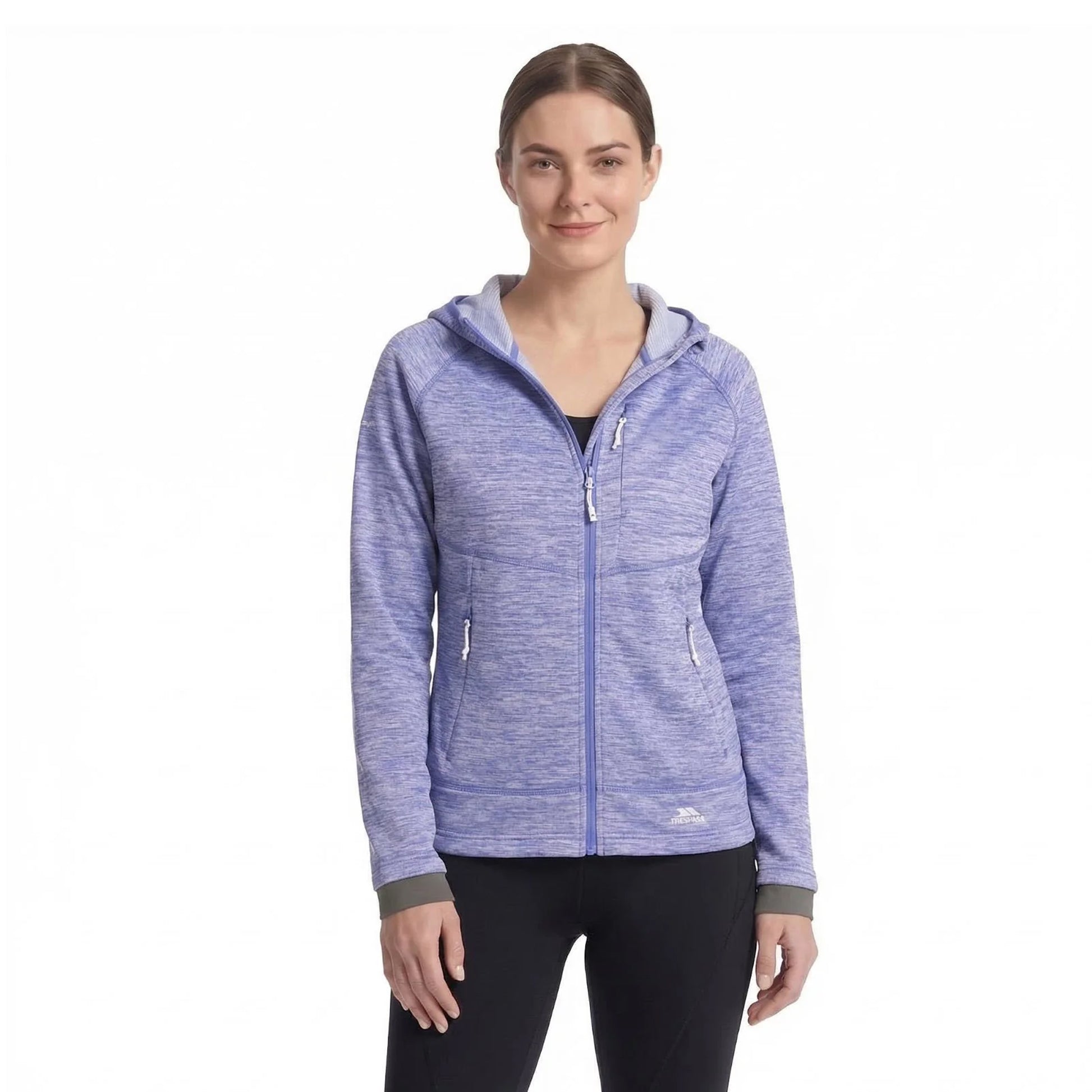 Baja Blue - Pack Shot - Trespass Womens-Ladies AT200 Fleece Jacket