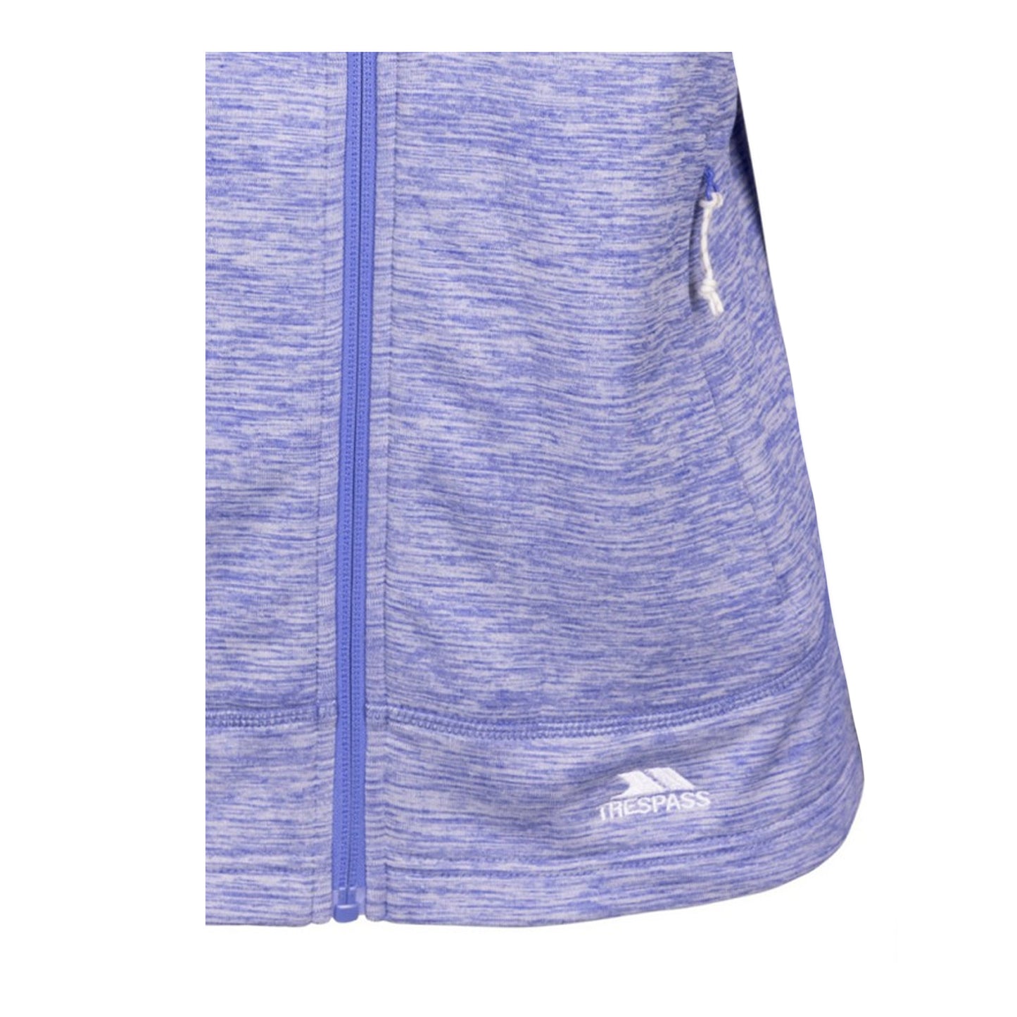 Baja Blue - Side - Trespass Womens-Ladies AT200 Fleece Jacket