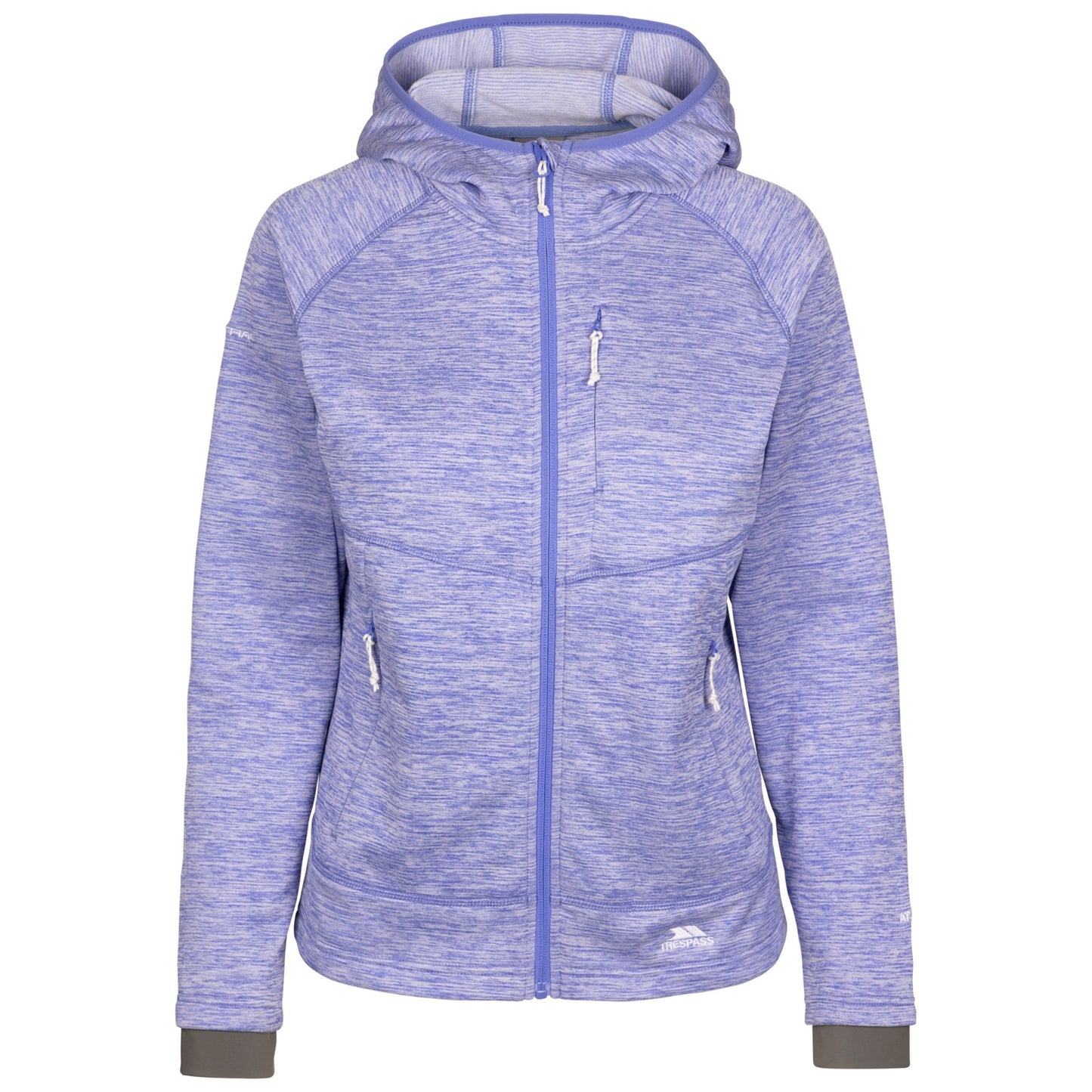 Baja Blue - Front - Trespass Womens-Ladies AT200 Fleece Jacket