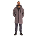 Mid Grey - Pack Shot - Trespass Mens Clipster Padded Jacket