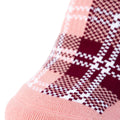 Dark Cherry - Lifestyle - Trespass Unisex Adult Fergus Checked Socks