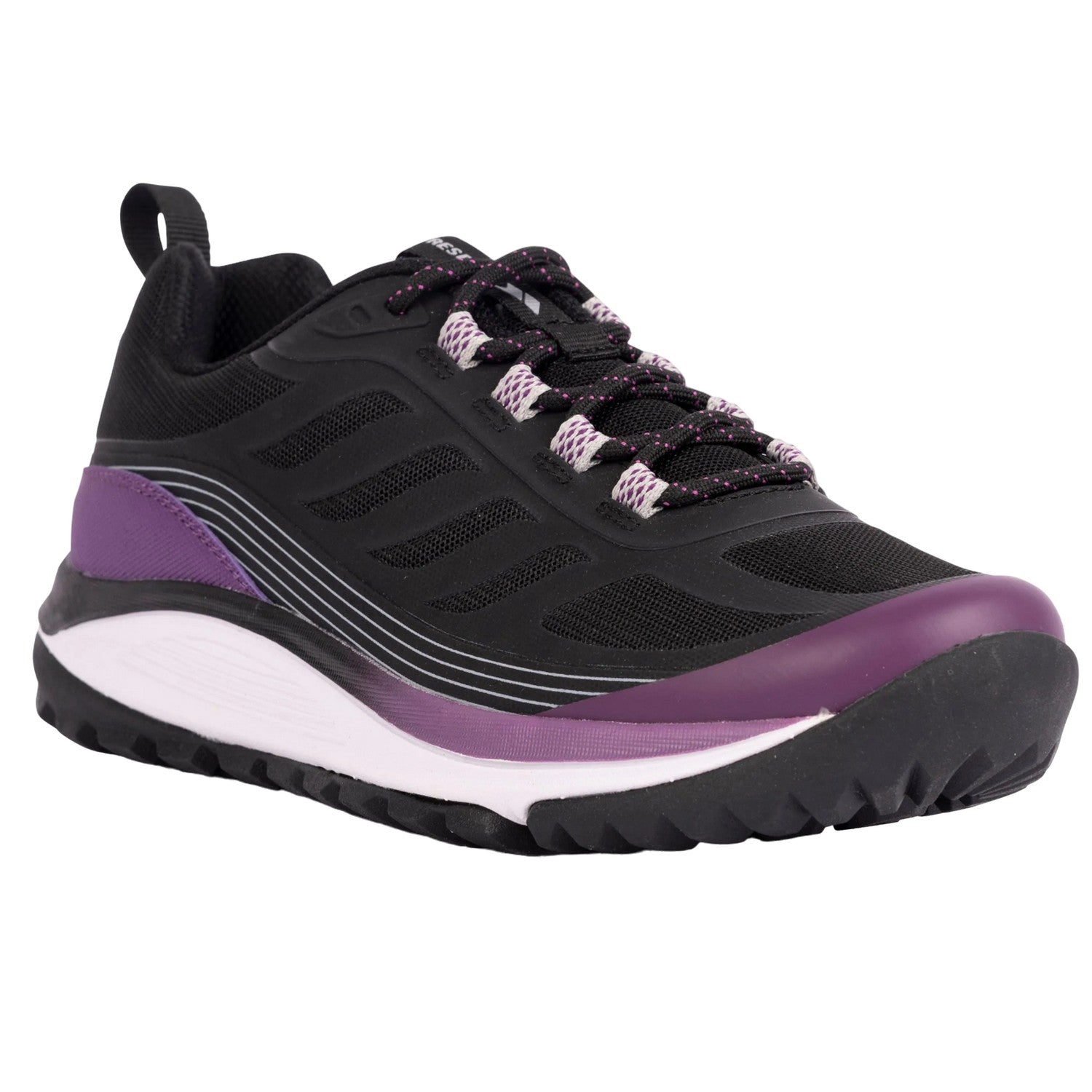 Black - Front - Trespass Womens-Ladies Amber Trainers