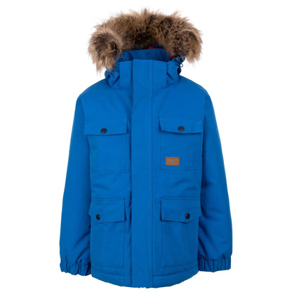 Blue - Front - Trespass Boys Upsider TP50 Jacket