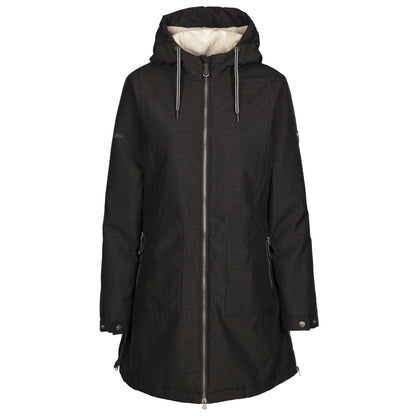 Black - Front - Trespass Womens-Ladies Neeska TP50 Waterproof Jacket